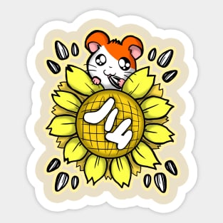 Loving Sunflower Seeds Sticker